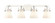 Downtown Urban Four Light Bath Vanity in Polished Nickel (405|423-4W-PN-G411-6WH)