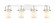Downtown Urban Four Light Bath Vanity in Polished Chrome (405|423-4W-PC-G423-7WH)