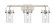 Downtown Urban Three Light Bath Vanity in Satin Nickel (405|423-3W-SN-G423-7DE)