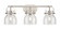 Downtown Urban Three Light Bath Vanity in Satin Nickel (405|423-3W-SN-G412-6CL)