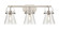 Downtown Urban Three Light Bath Vanity in Satin Nickel (405|423-3W-SN-G411-6CL)