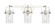 Downtown Urban Three Light Bath Vanity in Polished Nickel (405|423-3W-PN-G423-7DE)