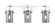 Downtown Urban Three Light Bath Vanity in Polished Chrome (405|423-3W-PC-G423-7SM)