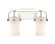 Downtown Urban Two Light Bath Vanity in Polished Nickel (405|423-2W-PN-G423-7WH)