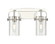Downtown Urban Two Light Bath Vanity in Polished Nickel (405|423-2W-PN-G423-7SDY)