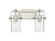 Downtown Urban Two Light Bath Vanity in Polished Nickel (405|423-2W-PN-G423-7CL)