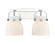 Downtown Urban Two Light Bath Vanity in Polished Chrome (405|423-2W-PC-G412-6WH)