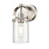 Downtown Urban One Light Wall Sconce in Brushed Satin Nickel (405|423-1W-SN-G423-7SDY)