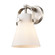 Downtown Urban One Light Wall Sconce in Satin Nickel (405|423-1W-SN-G411-6WH)