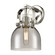 Downtown Urban One Light Wall Sconce in Polished Nickel (405|423-1W-PN-G412-6SM)