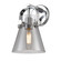 Downtown Urban One Light Wall Sconce in Polished Chrome (405|423-1W-PC-G411-6SM)