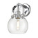 Downtown Urban One Light Wall Sconce in Polished Chrome (405|423-1W-PC-G410-6CL)
