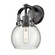 Downtown Urban One Light Wall Sconce in Matte Black (405|423-1W-BK-G410-6SDY)