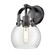 Downtown Urban One Light Wall Sconce in Matte Black (405|423-1W-BK-G410-6CL)