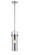 Downtown Urban One Light Pendant in Satin Nickel (405|423-1S-SN-G423-12SM)