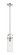 Downtown Urban One Light Pendant in Polished Nickel (405|423-1S-PN-G423-12CL)