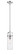 Downtown Urban One Light Pendant in Polished Chrome (405|423-1S-PC-G423-12CL)