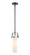 Downtown Urban One Light Pendant in Matte Black (405|423-1S-BK-G423-12WH)