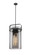 Downtown Urban Four Light Pendant in Matte Black (405|413-4SL-BK-G413-4S-12SM)