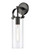 Downtown Urban One Light Wall Sconce in Matte Black (405|413-1W-BK-G413-1W-4CL)