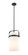 Downtown Urban One Light Mini Pendant in Matte Black (405|413-1SM-BK-G413-1S-8WH)