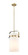 Downtown Urban One Light Mini Pendant in Brushed Brass (405|413-1SM-BB-G413-1S-8WH)