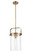 Downtown Urban One Light Mini Pendant in Brushed Brass (405|413-1S-BB-8CL)