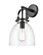 Downtown Urban LED Wall Sconce in Matte Black (405|412-1W-BK-8CL-LED)