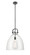 Downtown Urban One Light Pendant in Matte Black (405|412-1S-BK-16CL)