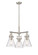 Downtown Urban Three Light Pendant in Satin Nickel (405|411-3CR-SN-G411-7SDY)
