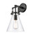 Downtown Urban One Light Wall Sconce in Matte Black (405|411-1W-BK-G411-8CL)