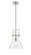 Downtown Urban LED Mini Pendant in Brushed Satin Nickel (405|411-1S-SN-10CL-LED)