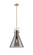 Downtown Urban One Light Pendant in Brushed Brass (405|411-1SL-BB-G411-14SM)