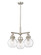 Downtown Urban Three Light Pendant in Satin Nickel (405|410-3CR-SN-G410-7CL)