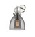 Downtown Urban One Light Wall Sconce in Polished Nickel (405|410-1W-PN-G412-8SM)