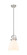 Downtown Urban One Light Mini Pendant in Satin Nickel (405|410-1SS-SN-G412-8WH)