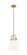 Downtown Urban One Light Mini Pendant in Brushed Brass (405|410-1SS-BB-G412-8WH)