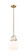Downtown Urban One Light Mini Pendant in Brushed Brass (405|410-1SS-BB-G410-8WH)