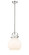Downtown Urban One Light Mini Pendant in Polished Nickel (405|410-1SM-PN-G410-10WH)