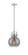 Downtown Urban One Light Mini Pendant in Polished Nickel (405|410-1SM-PN-G410-10SM)