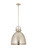 Downtown Urban One Light Pendant in Satin Nickel (405|410-1SL-SN-M412-14SN)