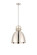 Downtown Urban One Light Pendant in Polished Nickel (405|410-1SL-PN-M412-14PN)