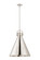 Downtown Urban One Light Pendant in Polished Nickel (405|410-1SL-PN-M411-18PN)