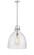 Downtown Urban One Light Pendant in Polished Nickel (405|410-1SL-PN-G412-18SDY)
