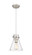 Downtown Urban One Light Pendant in Brushed Satin Nickel (405|410-1PS-SN-G411-8SDY)