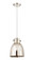 Downtown Urban One Light Pendant in Polished Nickel (405|410-1PS-PN-M412-8PN)