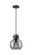 Downtown Urban One Light Mini Pendant in Matte Black (405|410-1PS-BK-G410-8SM)