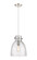 Downtown Urban One Light Pendant in Polished Nickel (405|410-1PM-PN-G412-10SDY)