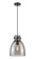 Downtown Urban One Light Pendant in Matte Black (405|410-1PM-BK-G412-10SM)