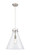 Downtown Urban One Light Pendant in Brushed Brass (405|410-1PL-BB-G411-14WH)